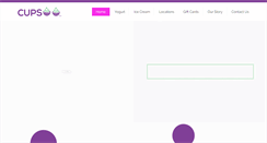 Desktop Screenshot of cupsfrozenyogurt.com